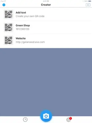 QR code reader & scanner android App screenshot 1